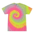 thumbnail image 2 of Colortone Tie Dye T-Shirts Pastel Colors Adult S to 5XL, Men, 100% Cotton, 2 of 3