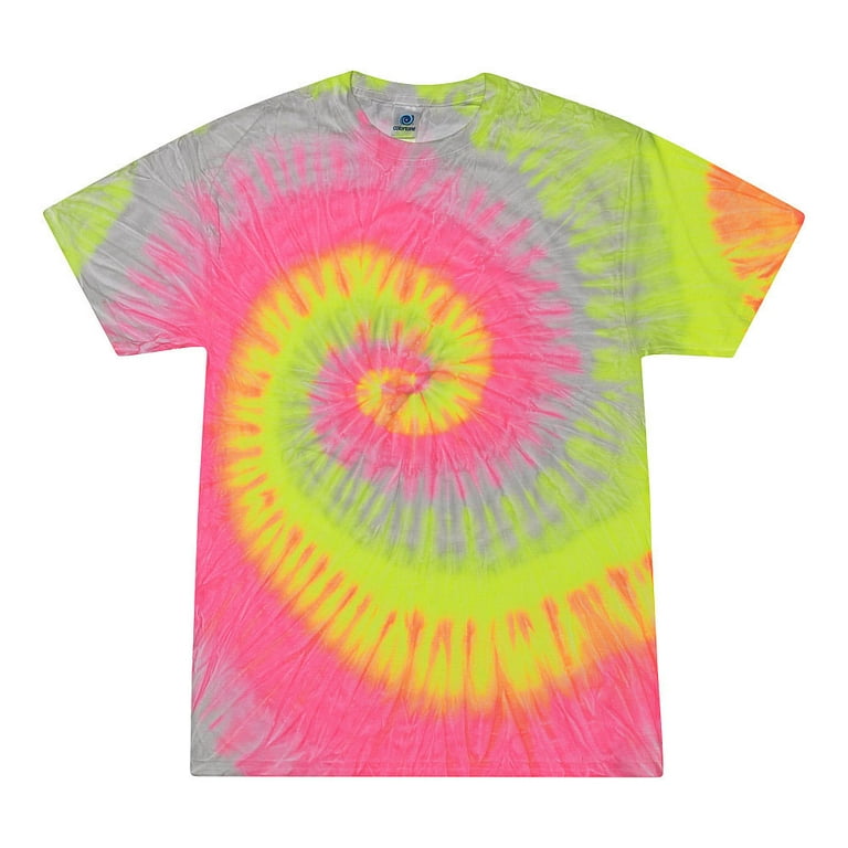 Colortone Tie Dye T-Shirts Pastel Colors Adult S to 5XL, Men, 100