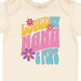 thumbnail image 4 of Inktastic Nana and Pops Love Me Retro Flowered Girls Baby Bodysuit, 4 of 5