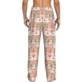 thumbnail image 3 of Daiia Swan Couple Men's Sleep Pant with Pockets and Drawstring,Pajama Pants-XX-Large, 3 of 9