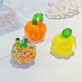 thumbnail image 4 of Shimmering Glass Halloween Pumpkin Figurine Decorative Object For Mantles Bookshelf Display Collectible Gift, 4 of 8