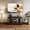 Black, variant on Mobile TV Stand with Station and Adjustable Mount, 2-Tier Rolling TV Console Table for TVs up to 70 inch, for Living Room, Bedroom, Rustic Brown and Black TDS10UBF