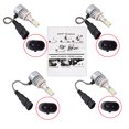 thumbnail image 4 of 9006 9005 Total 2120W LED Headlight High Low Beam 9012 H10 Combo Kit 6000K White Universal for Automobile, 4 of 7