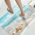 thumbnail image 5 of Beach Themed Doormat - Coastal Summer Welcome Mat for Front Door, Non- Indoor/Outdoor Entryway Rug, Nautical Decor for Porch, Bathroom, Kitchen Patio Ocean Inspired Floor Mat, 5 of 6