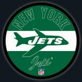 thumbnail image 3 of New York Jets 23" LED Retro Logo Round Wall Sign, 3 of 3