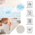 thumbnail image 4 of Rectangle Bath Rugs Plush Bathroom Carpet Mat Non Slip Bathroom Mats Earthy Tones Butterflies, 4 of 5