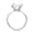 Silver, variant on 14K Gold over Sterling Silver Vintage Classic Round Brilliant-Cut Prong-Set Engagement Ring with Simulated Diamonds