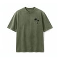 thumbnail image 5 of Oversized Tshirts for Men Summer Short Sleeve Crewneck Drop Shoulder Vintage Washed Distressed T-Shirts Beach Shirt, 5 of 5