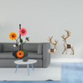 thumbnail image 2 of Elegante Dispensador De Pañuelos De Papel Decorativo Con Forma De Girasol Y Reno, Con Base Antideslizante Y Figuras De Renos. Ideal Para La Decoración Del Hogar, La Sala De Estar O La Oficina., 2 of 8