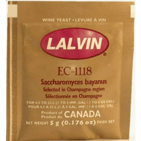 Lalvin EC-1118 Wine Yeast 5 gm (Best Yeast For Blueberry Wine)