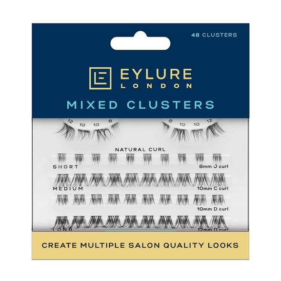 Eylure Natural Curl Mixed Eyelash Cluster Kit