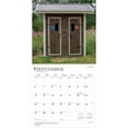 thumbnail image 4 of Outhouses | 2026 12x24" (Hanging) Square Wall Calendar | Plastic-Free, 4 of 9