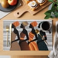 thumbnail image 2 of Black Female Placemats Set of 4, African Women Geometric Abstract Art Placemats for Dining Table, Place Mats for Kitchen Tabletop, Waterproof Wipeable Dining Table Mats Set, 2 of 9