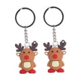 thumbnail image 6 of Raindrops 2pcs Christmas Reindeer Keychain Set Cute Holiday Bag Purse Backpack Hanging Decoration Adorable Key Chains Pendant, 6 of 8