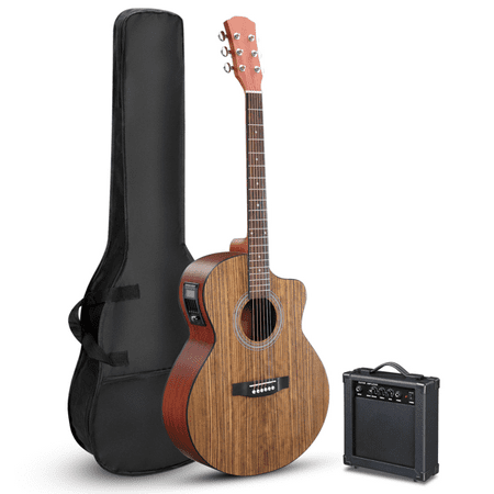 KMA201 41-inch walnut top acoustic guitar