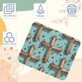 thumbnail image 3 of Easter Printed Square Desk Mat Mousepad, 8.3x9.8 Inch, Non-Slip Rubber Bottom, Suitable for Office and Gaming, 3 of 6