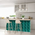 thumbnail image 3 of Mi Alma Solid Color Turquoise Tile Stickers - Removable Vinyl 4x4, 24 pcs, 3 of 11