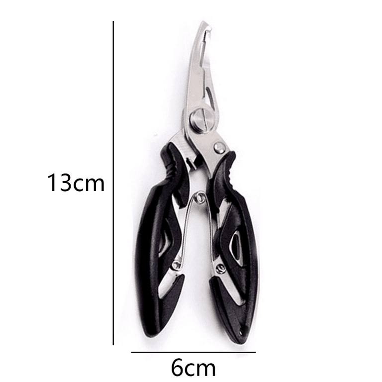 Fishing Pliers Saltwater, Hook Remover Split Ring Pliers with Sheath and  Lanyard, Lightweight Fishing Gear with Tungsten Steel Braid Cutters, Fishing  Gifts for Men 