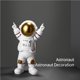thumbnail image 4 of Estatua Pequeña De Astronauta Del Astronauta, Adornos De Resina, Decoración De Escritorio Para Habitación, Regalo De Cumpleaños Para Niños Inevent HA016080-00, 4 of 6