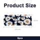 thumbnail image 3 of Paquete de 8 diademas africanas para mujer, diademas anchas estilo bohemio para el cabello de mujer, turbante anudado antideslizante, diademas africanas para hacer deporte, yoga, entrenamiento, banda, 3 of 6
