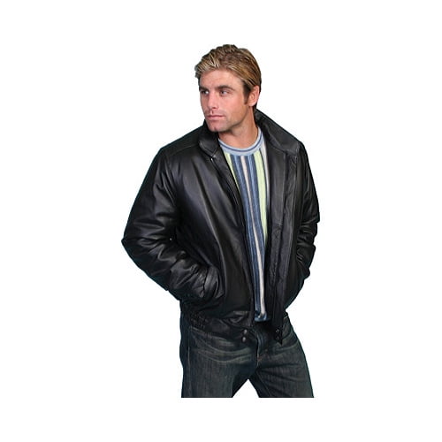 Scully Leather Men's Scully Zip Front Leather Jacket 977 Long