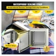 thumbnail image 4 of NEMA 4X Steel Enclosure 12x12x8", IP66 Waterproof Electrical Box, Outdoor Indoor Junction Box with Mounting Plate - Heavy Duty Steel Electrical Enclosure, 4 of 7