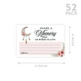 thumbnail image 5 of Koyal Wholesale Share a Memory Cards, Floral Dreamcatcher Cards for Wedding, Life Memories, 4" x 6", 52-Pk, 5 of 5