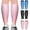 Pink, variant on Footless Calf Compression Sleeves for Men & Women, Graduated Compression Leg Support for Shin Splints, Muscle Recovery, Varicose Vein Swelling, Running, Travel & Nursing