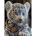 thumbnail image 1 of Kit Con Forma Especial Parcial DIY 5D Del Tigre (WQ050), 1 of 9