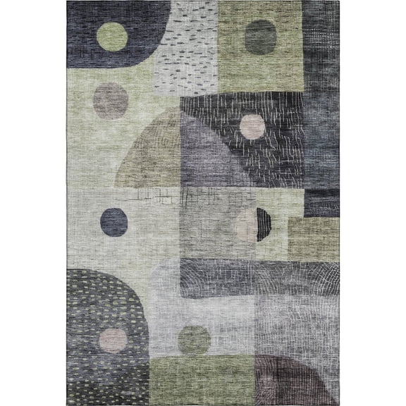 Dalyn Rugs Premium Machine Washable Mayfield AMF1117 Aloe 3' x 5' Rug
