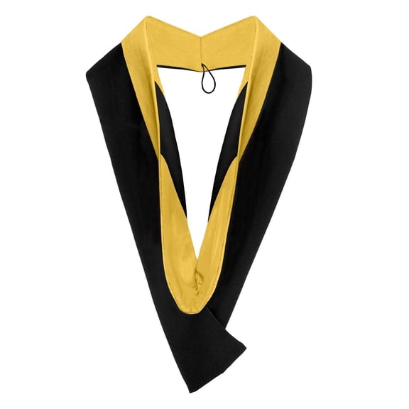 Endea Graduation Bachelors Hood For Science, Mathematics, Political Science - Gold/Gold/Black