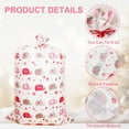 thumbnail image 6 of 2 Pcs Gift for Christmas Bag Big Gift Bags Elephant Plastic Large Capacity Present Bag Waterproof Gift Packaging with Ties Party Family Together, 6 of 9