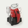 Betty Crocker BC2208CMR Hand Mixer with Mini Stand Red