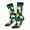 2 Black-1, variant on Tropical Fruit Pattern Sport Socks for Women and Men Crew Socks Sporty Calf Socks Casual Socks