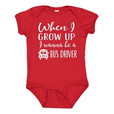 

Inktastic Future Bus Driver Boys or Girls Baby Bodysuit
