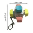 thumbnail image 3 of TIELUTT 6 Key 3D Adult Keyboard Clicker Toys Portable Mechanical Keyboard Keychain Toy Decompression Toys Funny Cube Key Button Stress 2 Years Old Girl Baby Swing Children's Carpet Folding Carpet Gam, 3 of 6