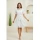thumbnail image 2 of Vestido camisero bordado Blanco Ch / md, 2 of 3