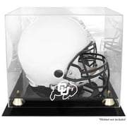 Colorado Buffaloes Golden Classic Logo Helmet Display Case with Mirrored Back