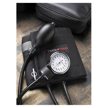 WP000-2030 2030 2030 Sphyg Aneroid Std Adult Ltx 1Pc Cttn Cuff 2Tb Pocket Black Ea From Tech-Med Services, (Best Care Services Inc)