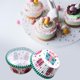 thumbnail image 3 of Wdftyju 100 Uds. Muffins impresos, vasos de papel para pasteles, fundas, envoltorios para cupcakes (regalo verde) Wdftyju 2kr5cx1ss1uu7ah5D01, 3 of 4