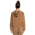 thumbnail image 3 of Self Esteem Juniors Faux Sherpa Zip Up Hoodie, 3 of 5