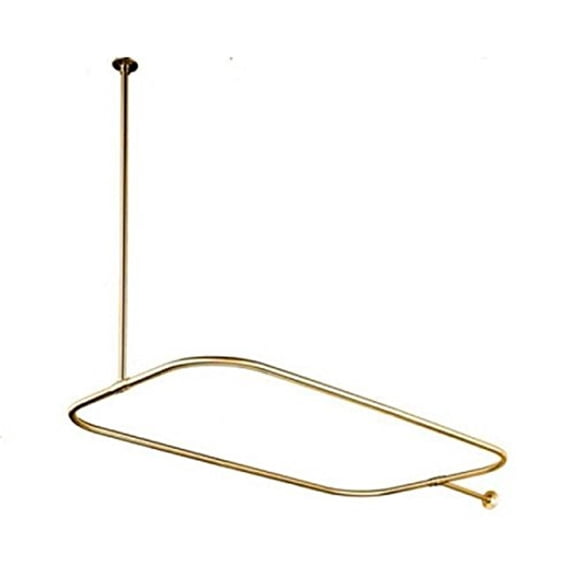 Open Box Kingston Brass CC3152 Rectangular Shower Rod CC3152
