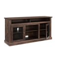 thumbnail image 4 of CQSXDA Contemporary TV Media Stand Modern Entertainment Console for TV Up to 65" with Open and Closed Storage Space, Brown, 60"W*15.75"D*29"H, 4 of 9