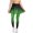 Four Leaf Clover Small Glitter Black Green, variant on SCRAWLGOD Paws Leopard Print Beige Women's Pickleball Skirted Leggings High Waist Stretchy Athletic Skirt with Leggings Breathable Fashion Sporty Clothes Workout Outfits, XS