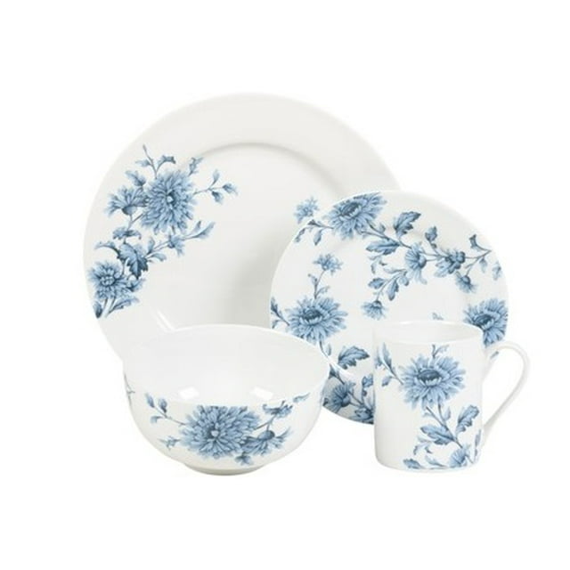 Spode Vintage Denim 16 Piece Dinner Set