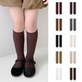 thumbnail image 4 of Gpaecead Kid's Solid Color Cotton Socks Boys Girls Stockings Green, 4 of 4