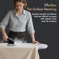 thumbnail image 4 of PANCERKA Steamer for Clothes, 1500W Handheld Steam Garment, 150℃ Constant Heat for Smooth Ironing, Black, 4 of 11