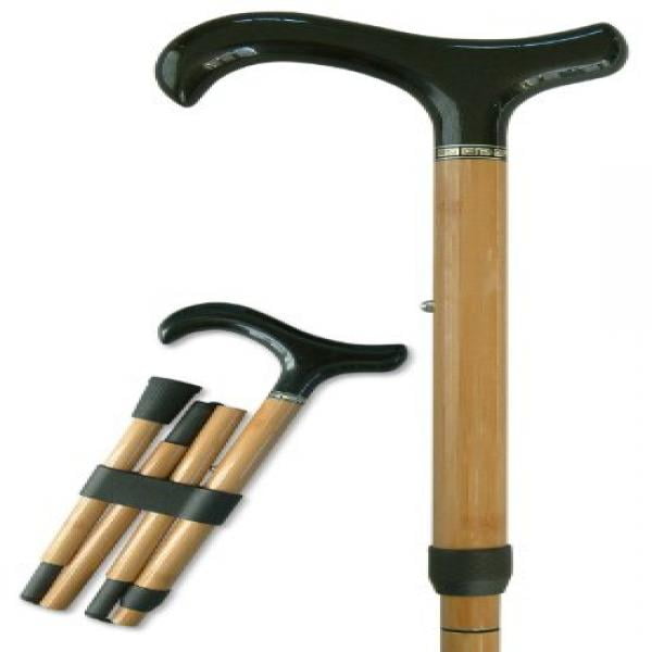 Harvy Canes Men's Carbon Fiber Folding Triple Wound Walking Cane