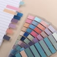 thumbnail image 7 of GoXteam Waterproof Rectangular Sticky Notes, 1.73" x 0.43", 60 Colors, 1200 Pads, 6 Pack, 7 of 7