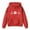 Red C, variant on Zpanxa Paw Heart Print Hooded Sweatshirt, Boys Girls Soft Fleece Pullover with Adjustable Drawstring Hood and Kangaroo Pocket, Cozy Fall Winter Kids Top for Toddler Youth 1-14 Years